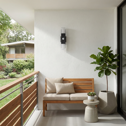 LED-buitenwandlamp met sensor – Bullema