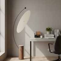 Lampadaire Scandinave Vitrail LED Design Épuré – Soléia