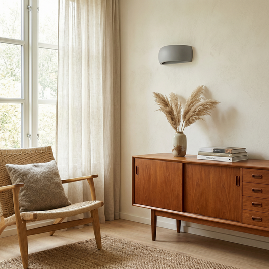 Wandapplicatie keramiek grijs modern – model Neralis