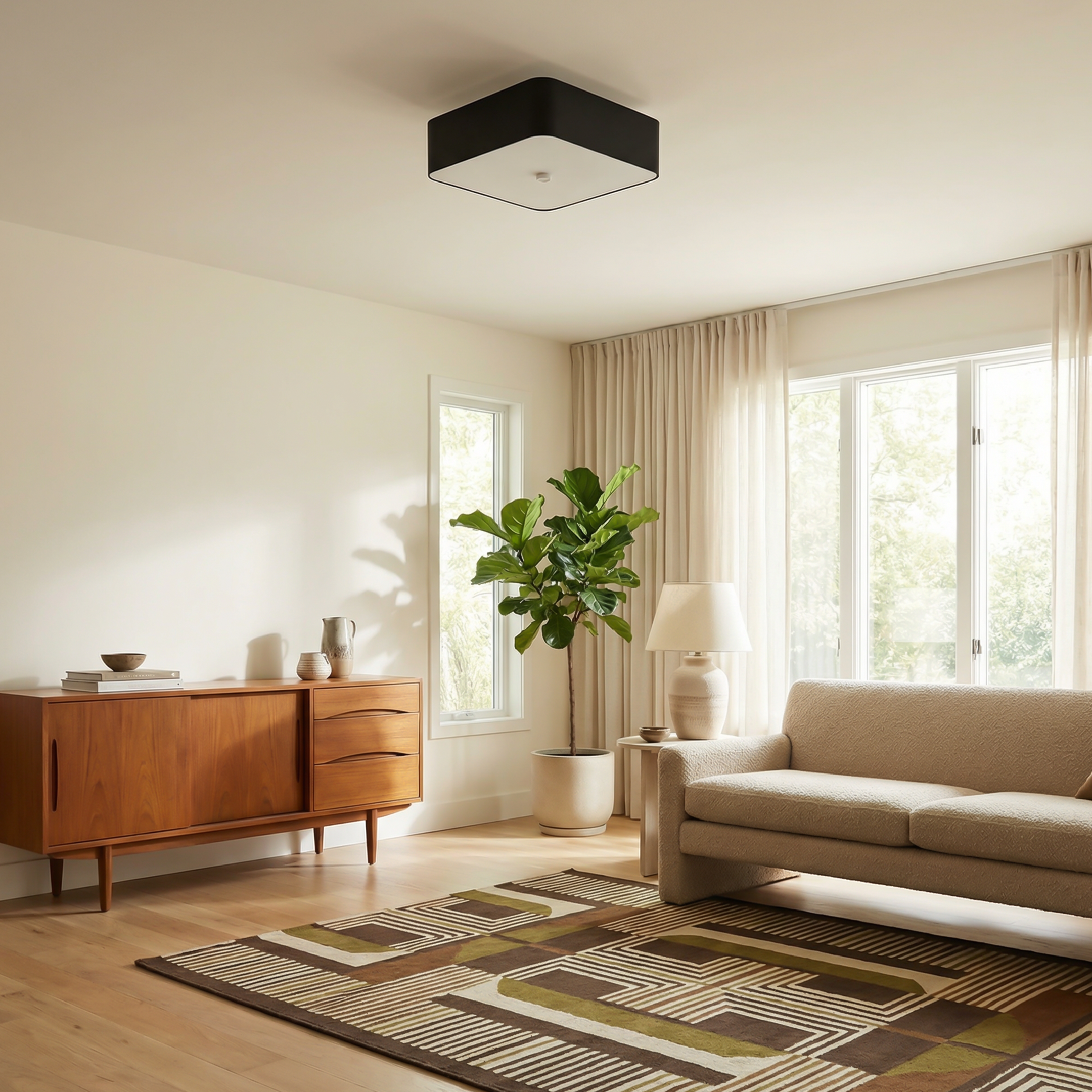 Orféal Model Ceiling Light Ambiance View | Luxarmonie