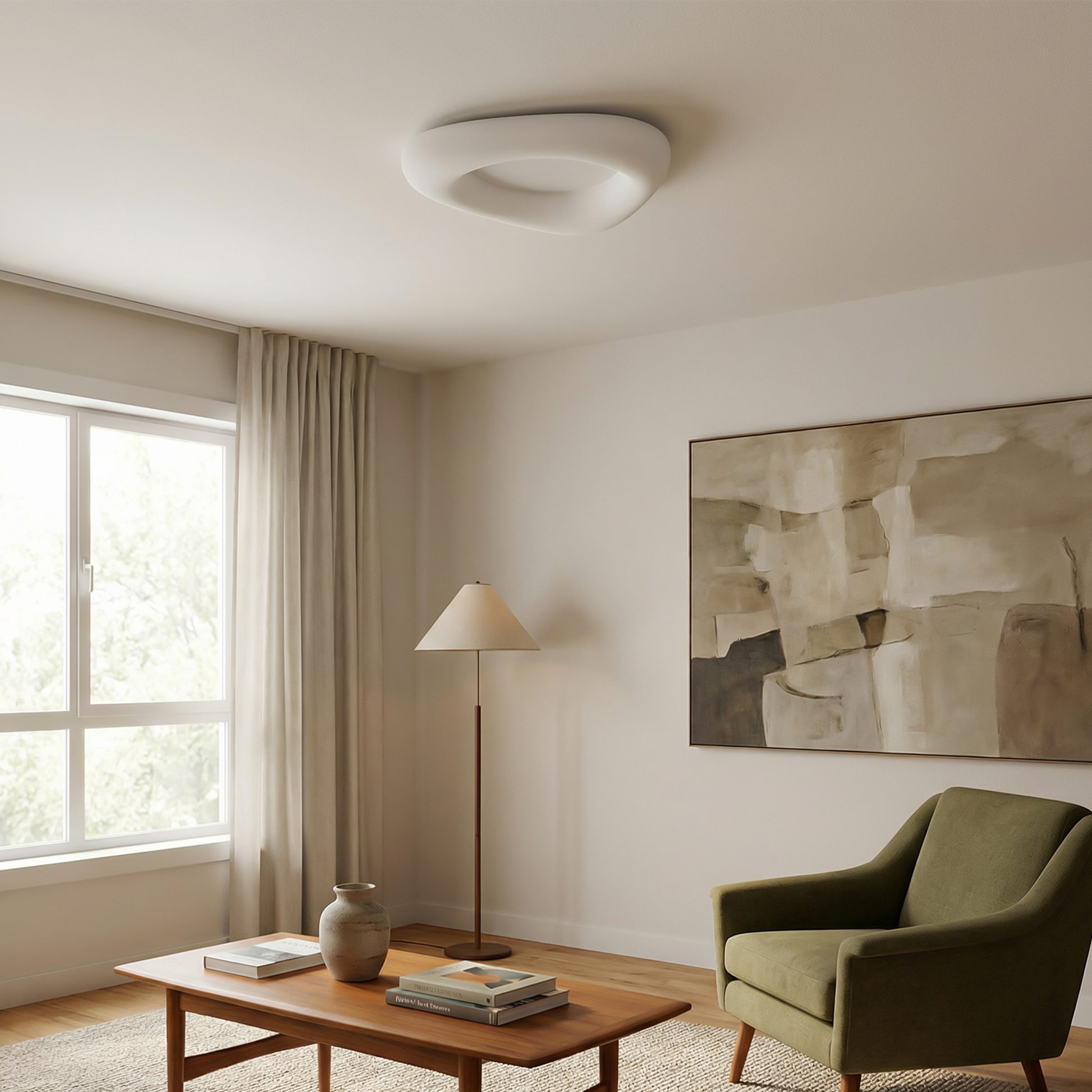 Moderne plafondlamp in acryl voor slaapkamer – Célorio