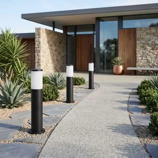 Lampadaire lumineuse extérieure en acier inoxydable – Célestar