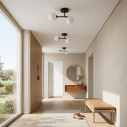 Flush Mount Nordic Ambiance View | Luxarmonie