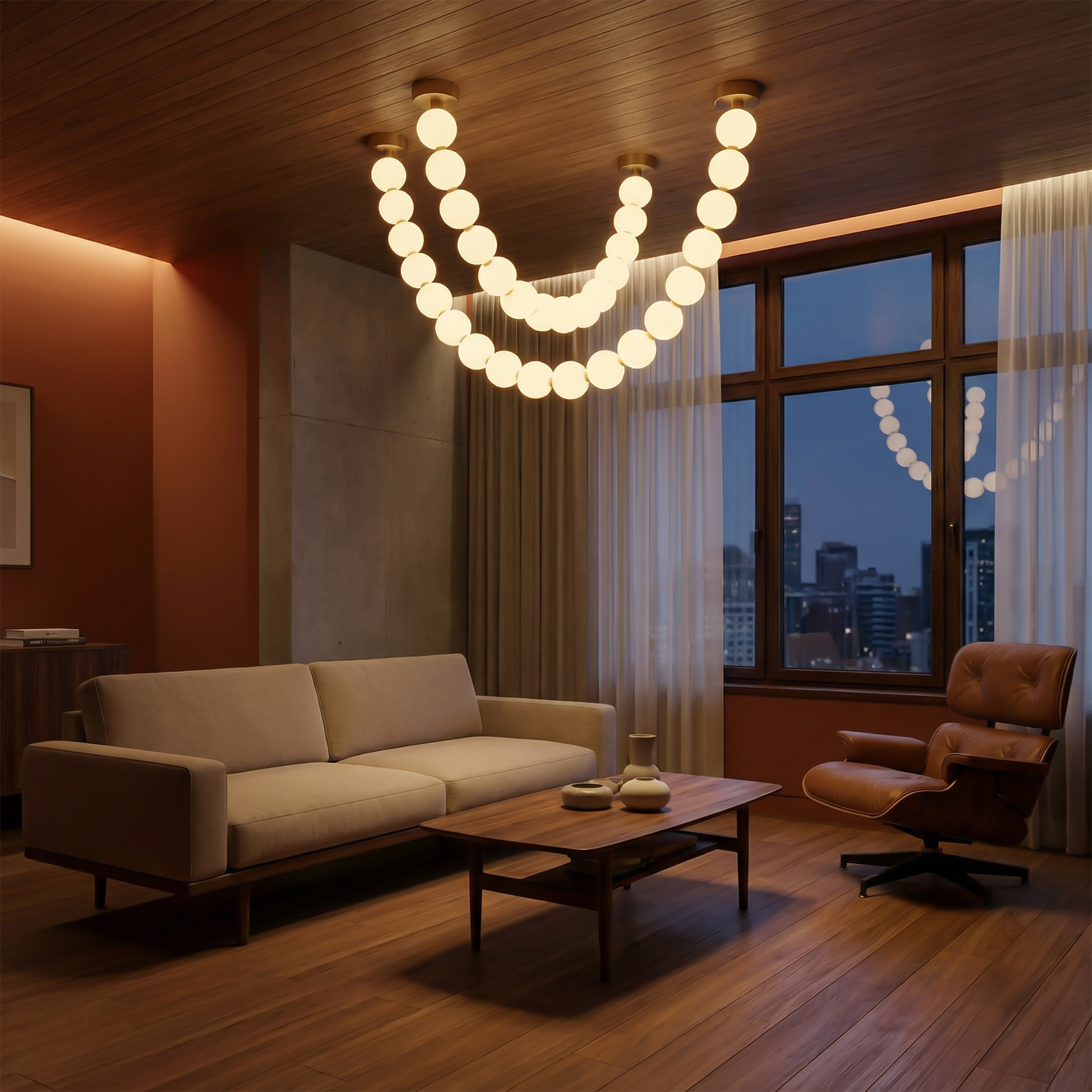 Suspension Crysélite vue détail | Luxarmonie