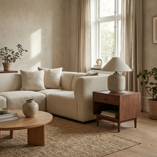 Keramieke Tafellamp Japanse Stijl voor Woonkamer – Zenara