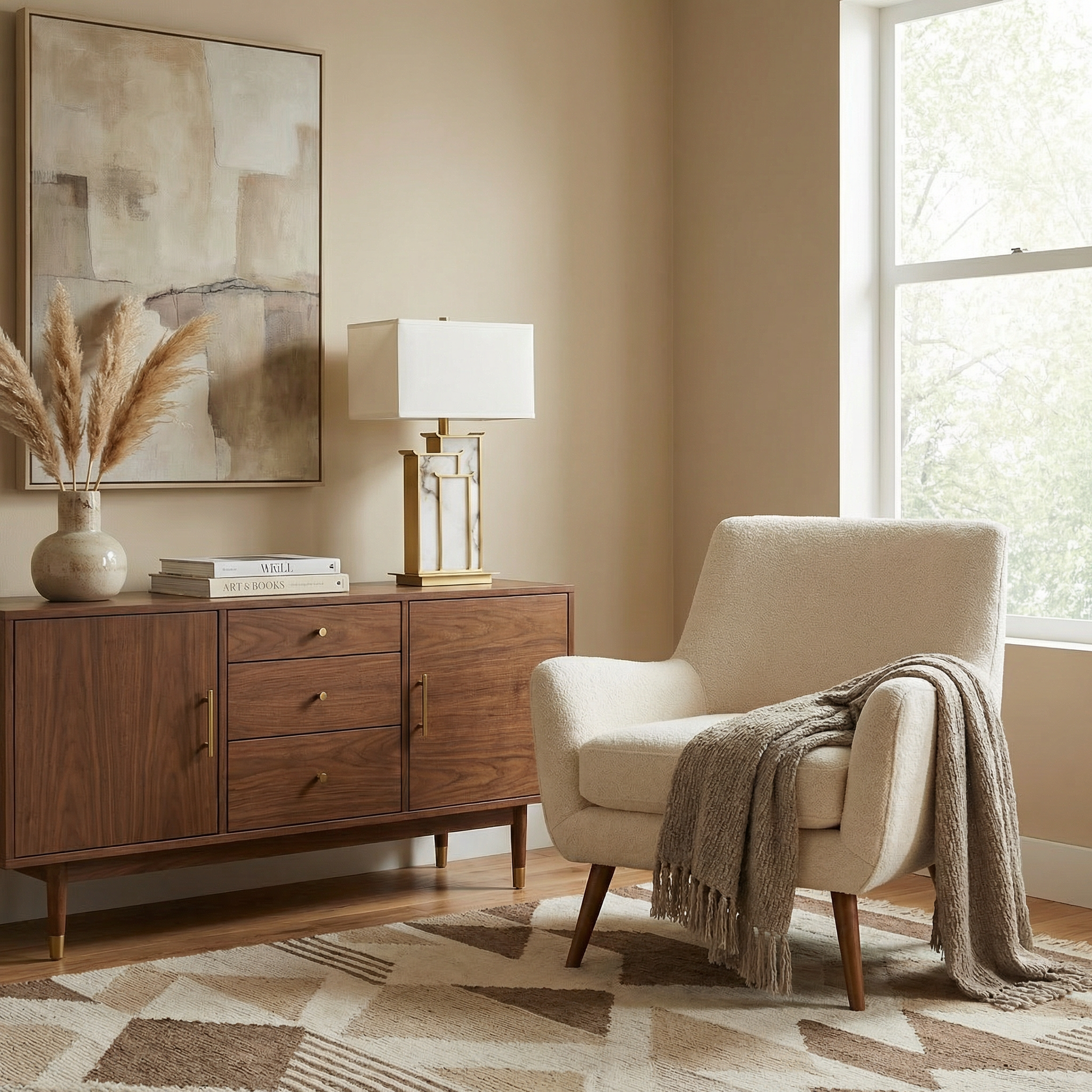 Lampe à poser Zéria vue ambiance | Luxarmonie