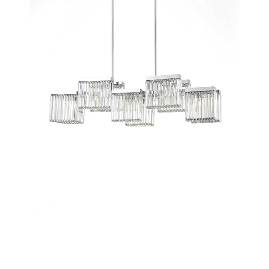Hanglamp Kristal Modern E14 voor Eetkamer – Crystarène
