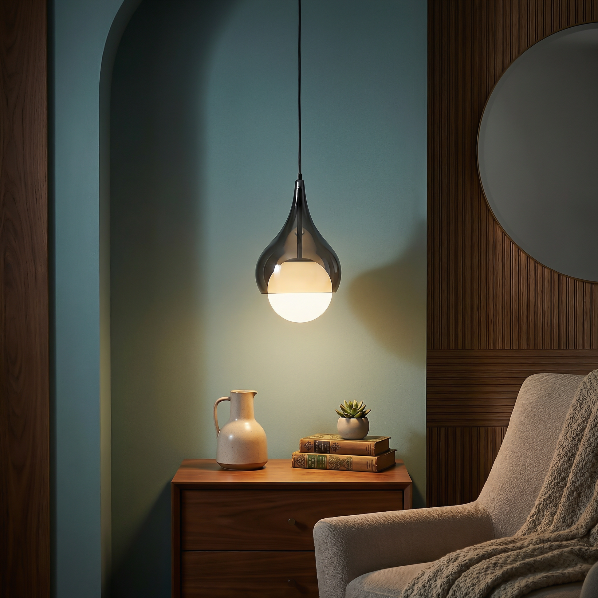 Hanglamp Design Geometrisch Halo Straling – Élios