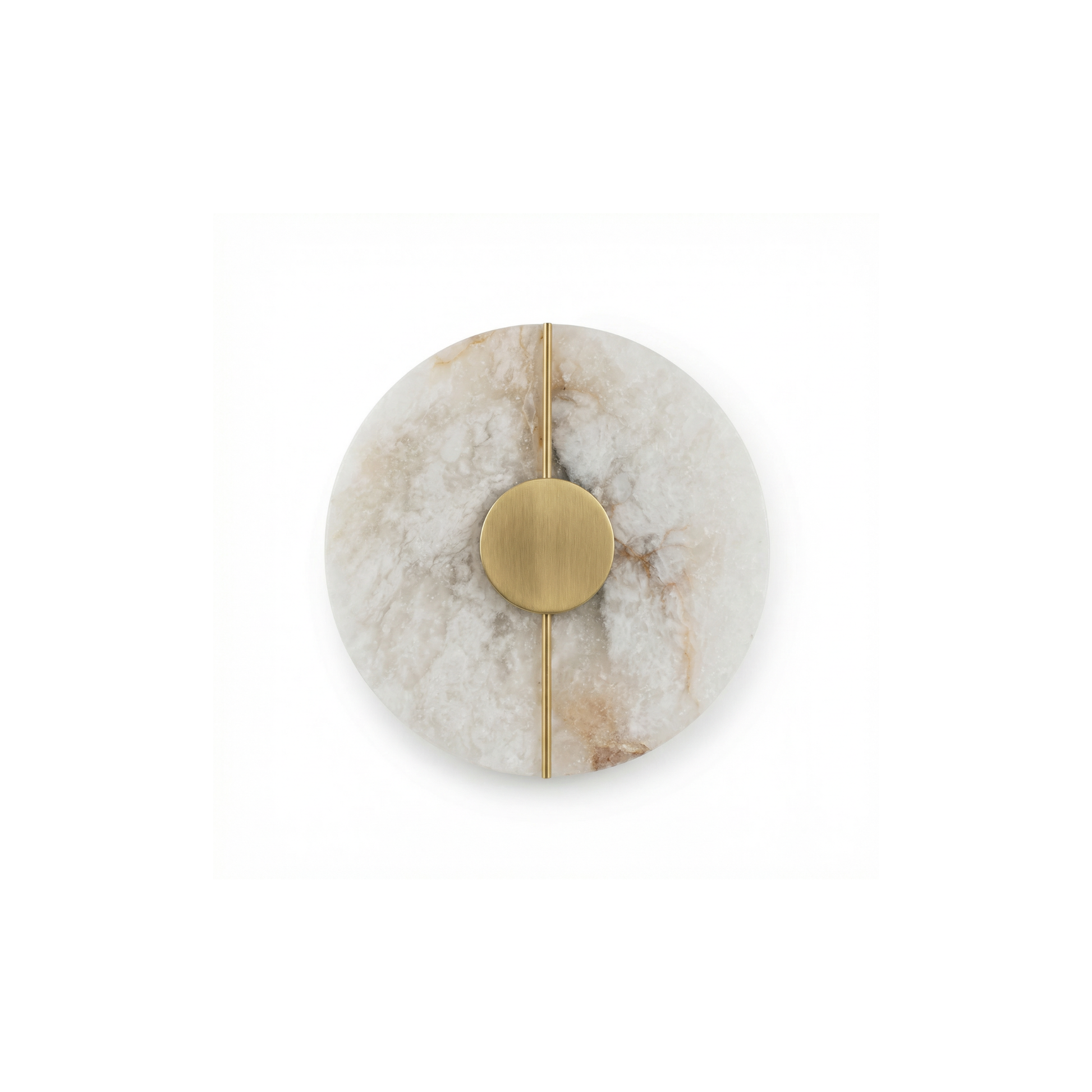 Wandlamp Aura Haute Distinction Gouden Afwerking Authentiek Marmer – Aura