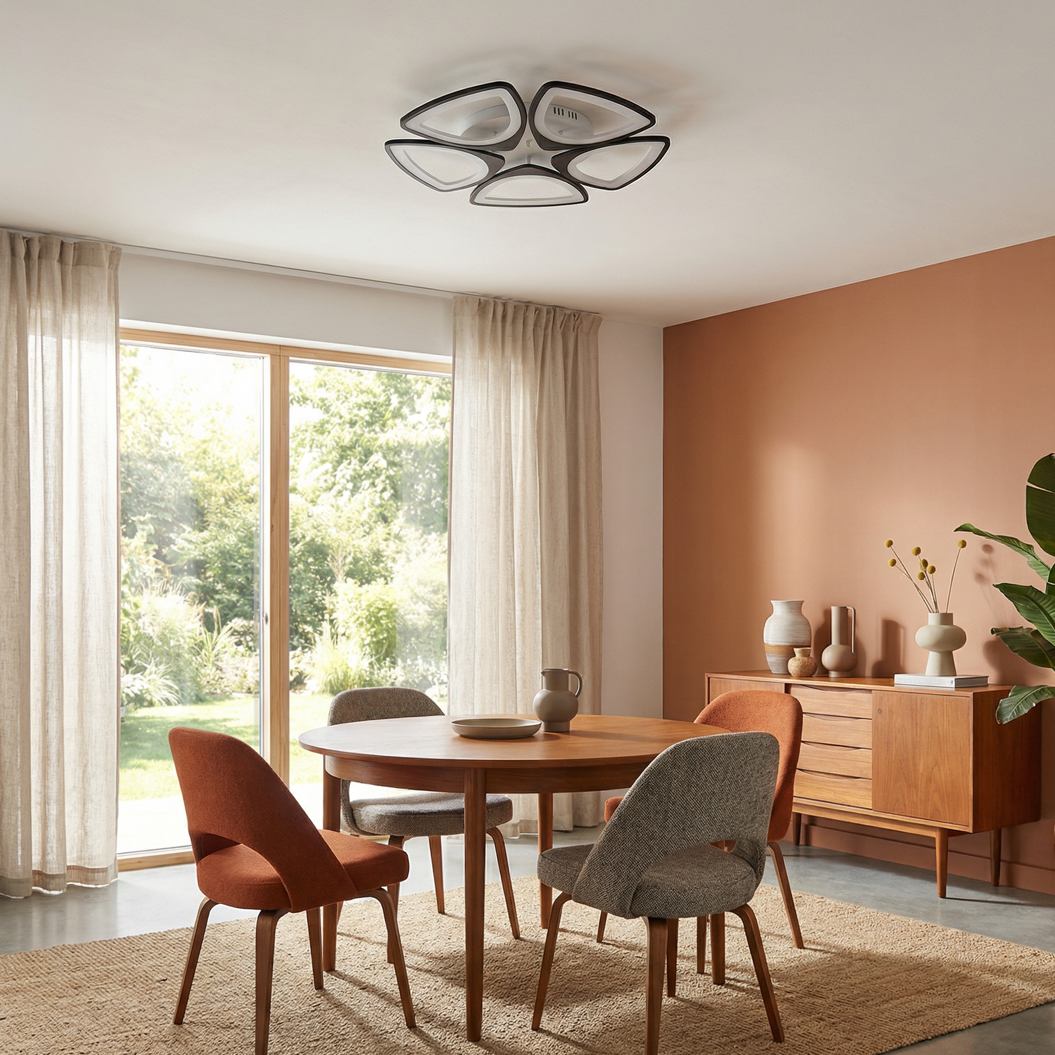 Geometrische moderne LED plafondlamp – Stellure