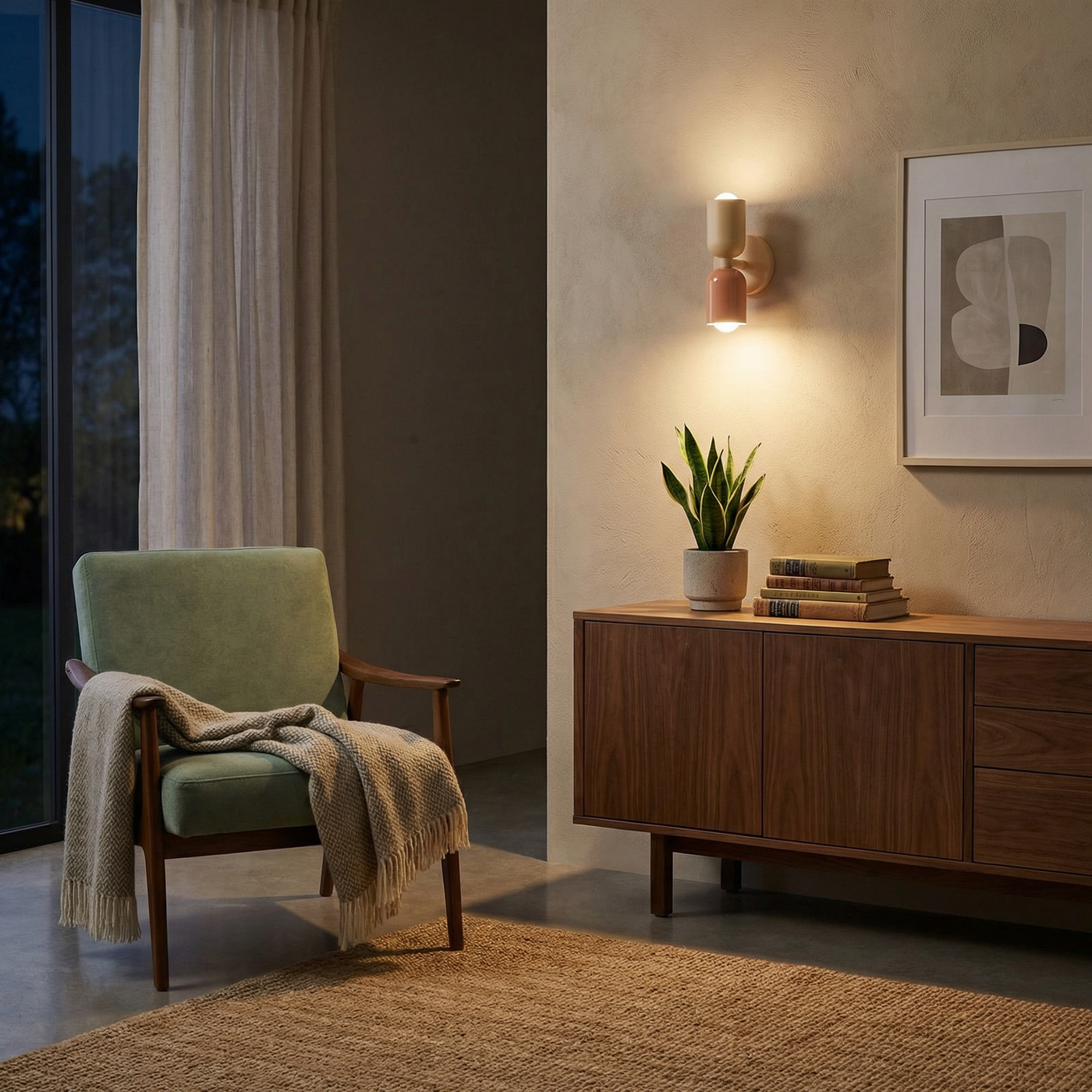 Applique Murale Élégante avec Couleur de Lumière Ajustable – Lumenor