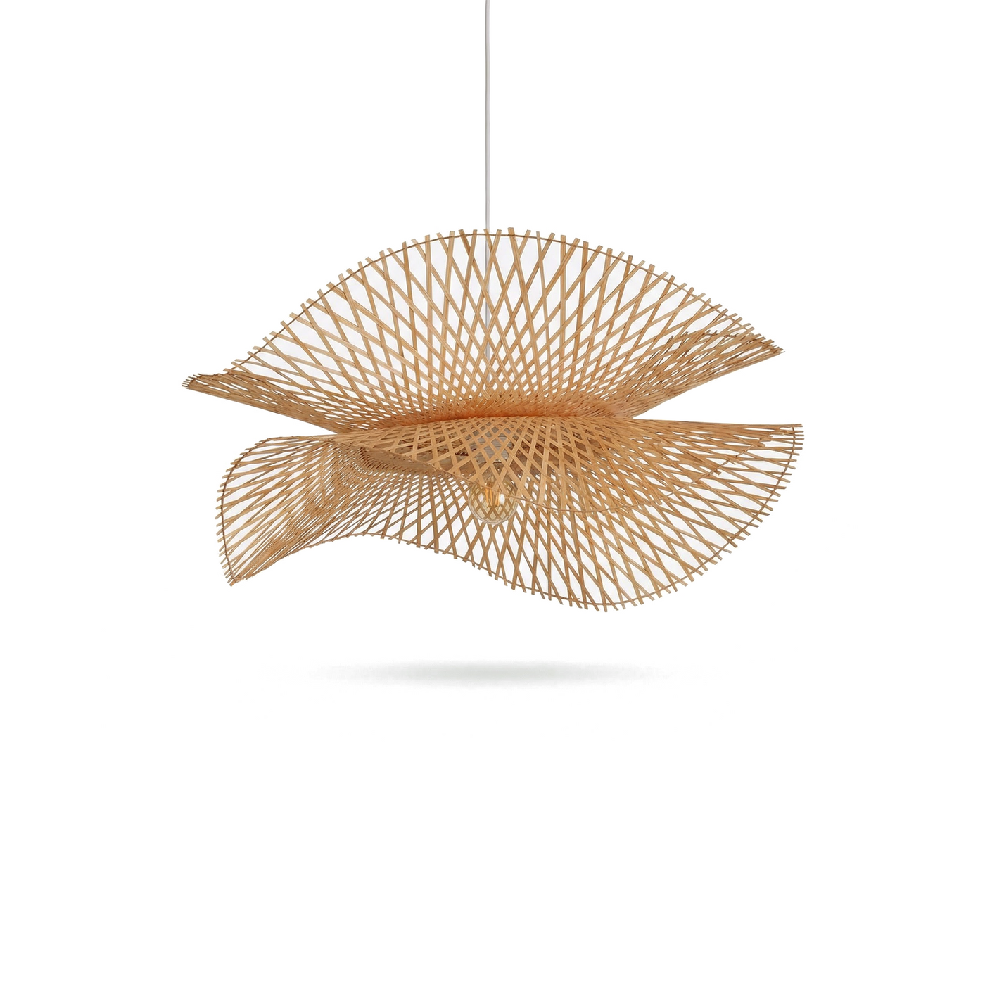 Suspension en bambou tressé style bohème – Savanara