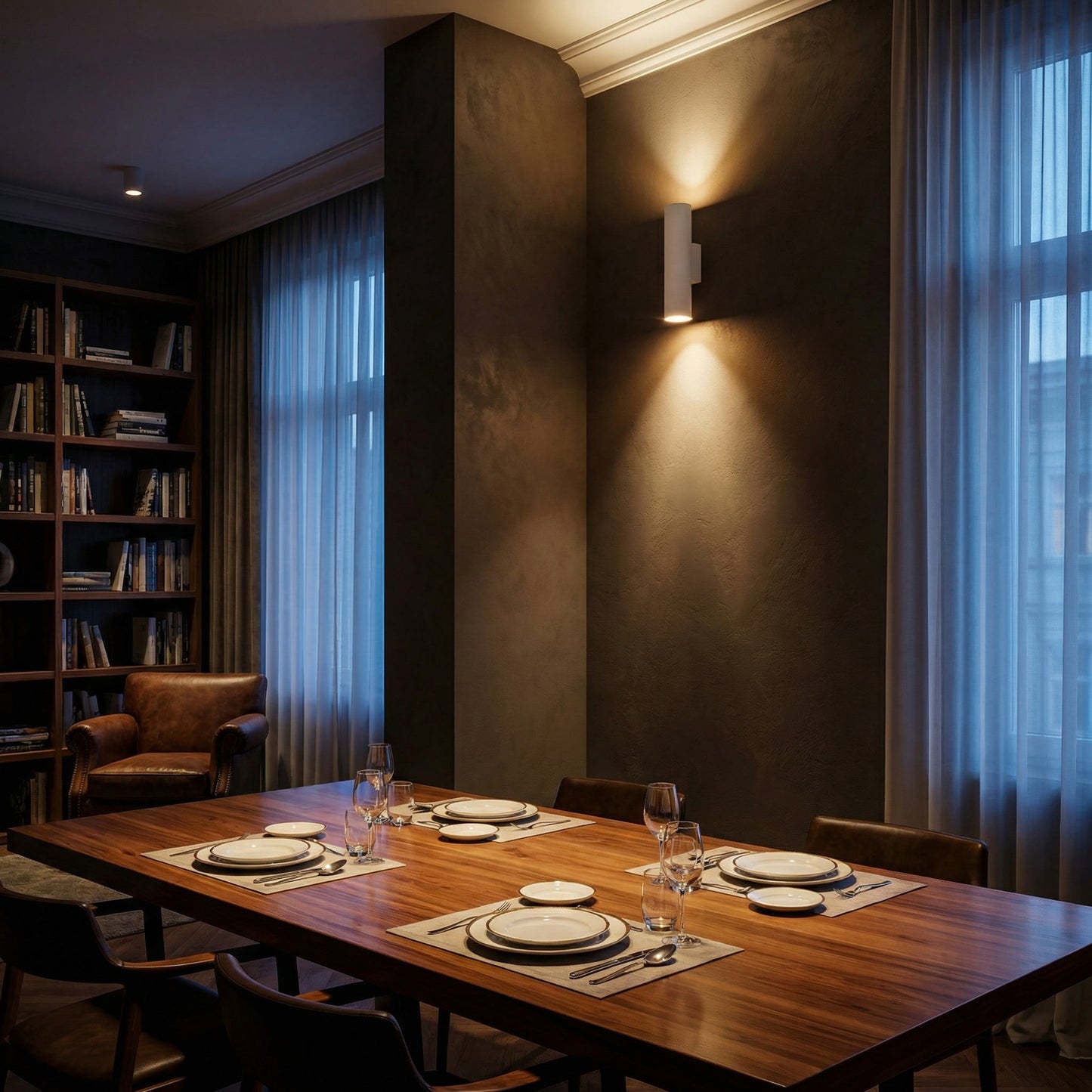 Moderne witte metalen wandlamp – Model Ardanis