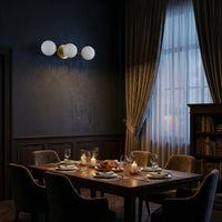 Applique murale LED en métal noir pour chambre – Nova