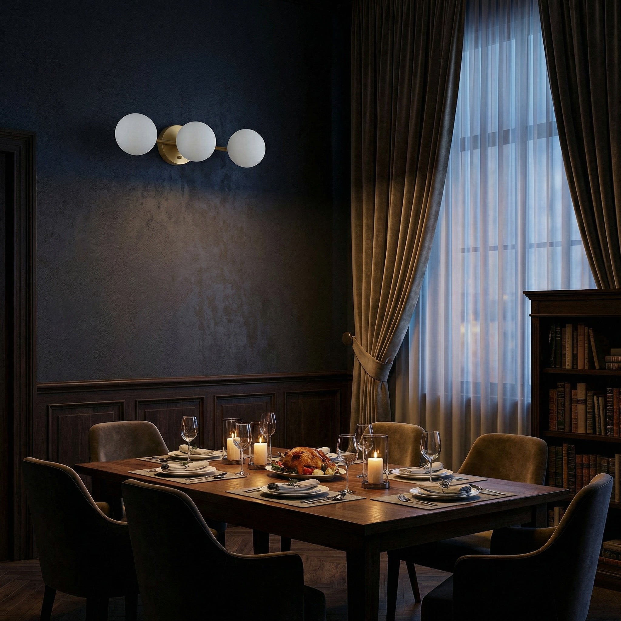 LED wandlamp in zwart metaal voor slaapkamer – Nova