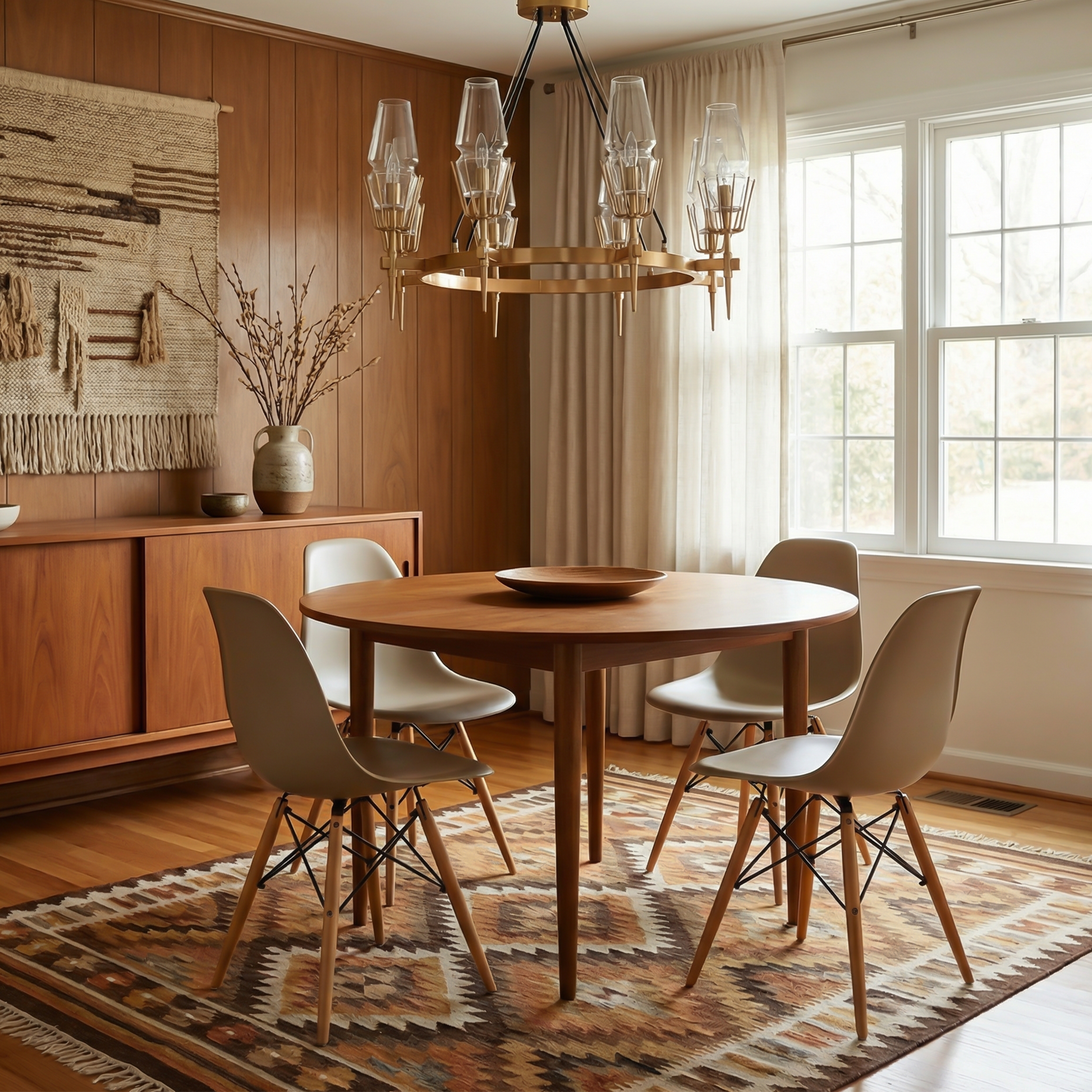 Subtiele hanglamp Gouden afwerking en Opaal bol – Sable Doré
