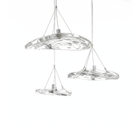 Suspension Intérieure Haute Gamme en Pierre de Verre Brillante – Aurora