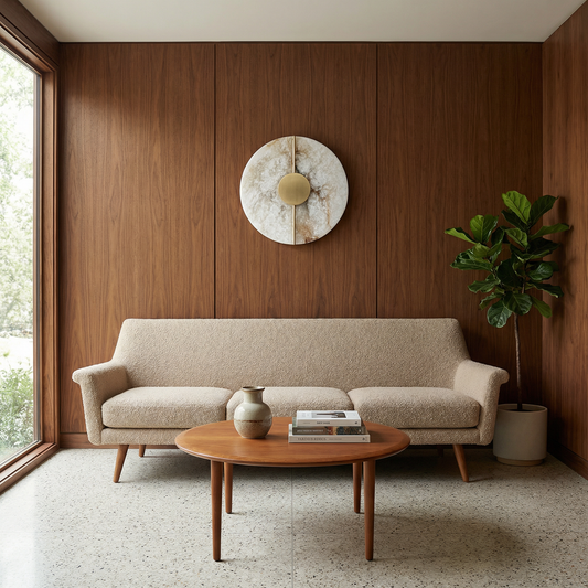 Wandlamp Aura Haute Distinction Gouden Afwerking Authentiek Marmer – Aura