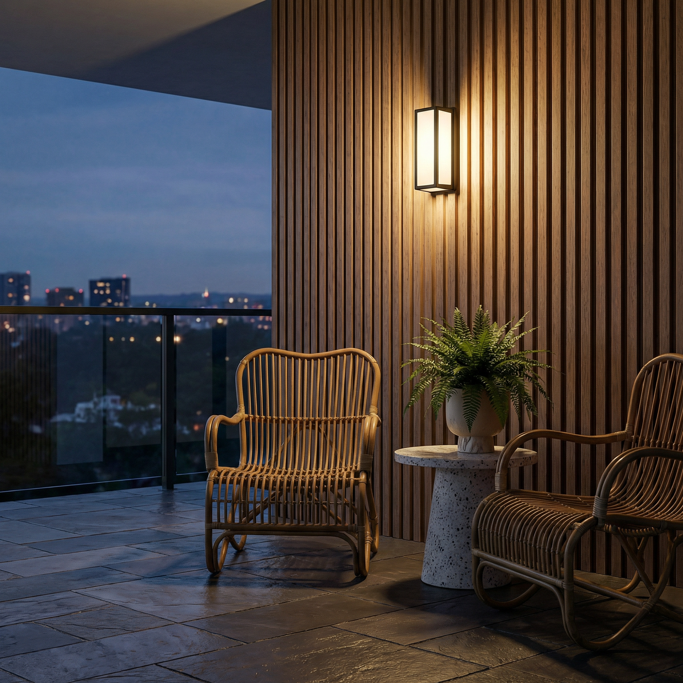 Applique Murale Fixe Façade Élégant Forme Rectangulaire – Orelia