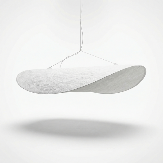 Ophanging getextureerd in Tyvek rustgevende sfeer – Arc Lunaire