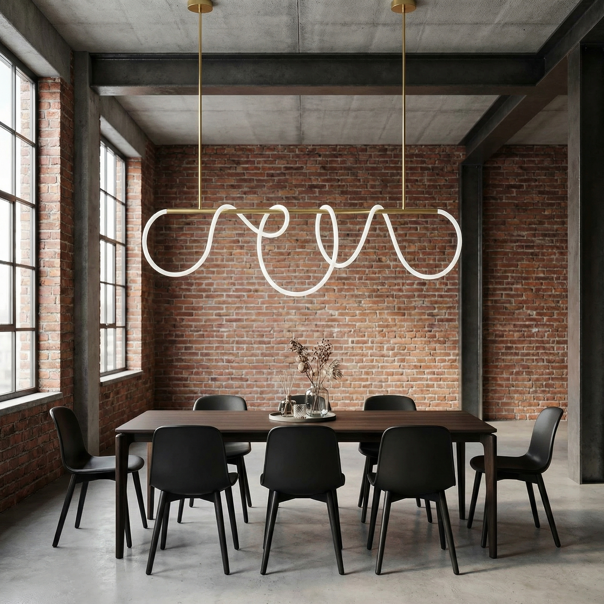 Suspension Linéaire Chic Intensité Réglable – Moderno