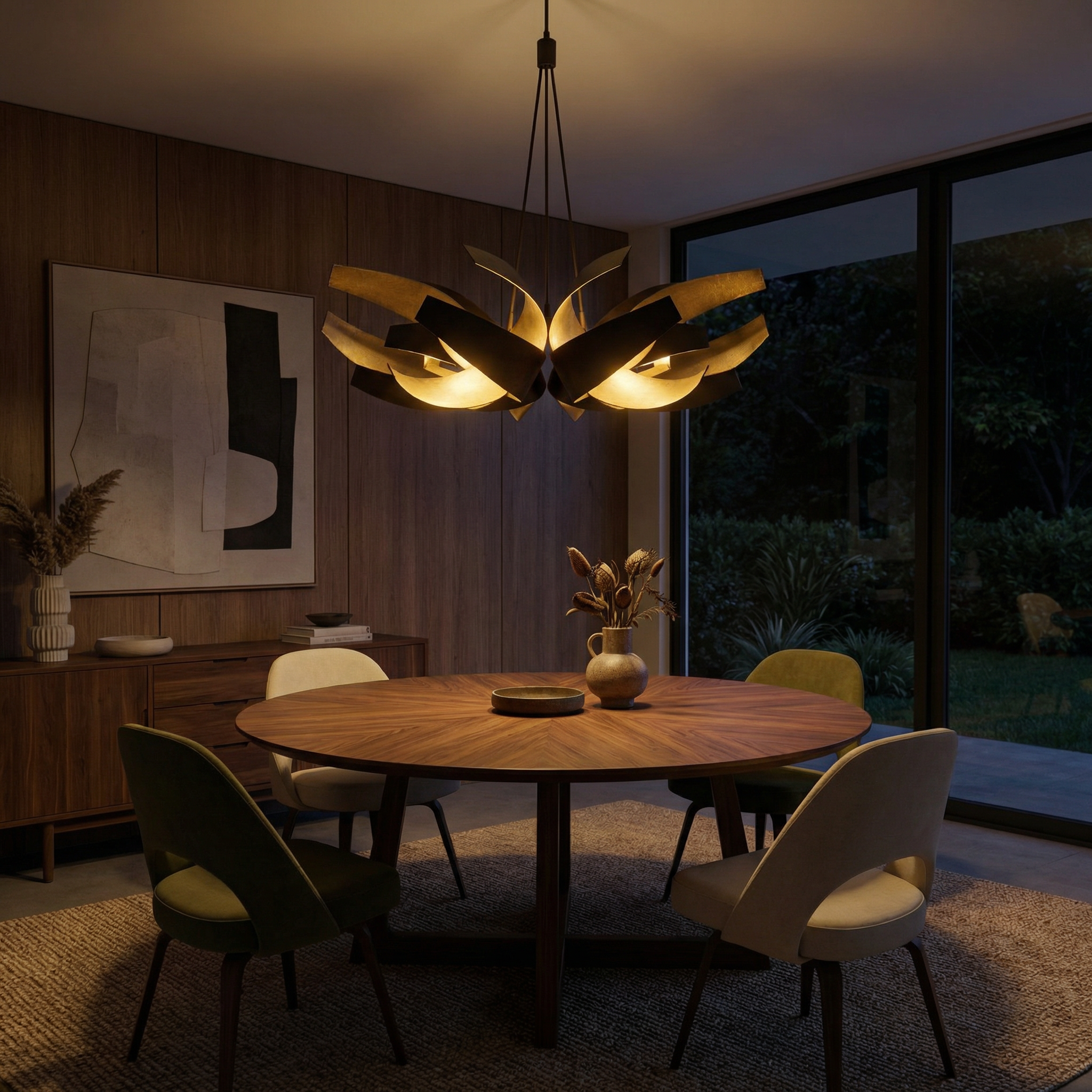 Hanglamp Modern Metaal en Acryl – Cristallo