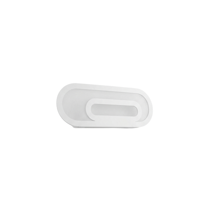 Minimalist white wall sconce for living room – Arvenia