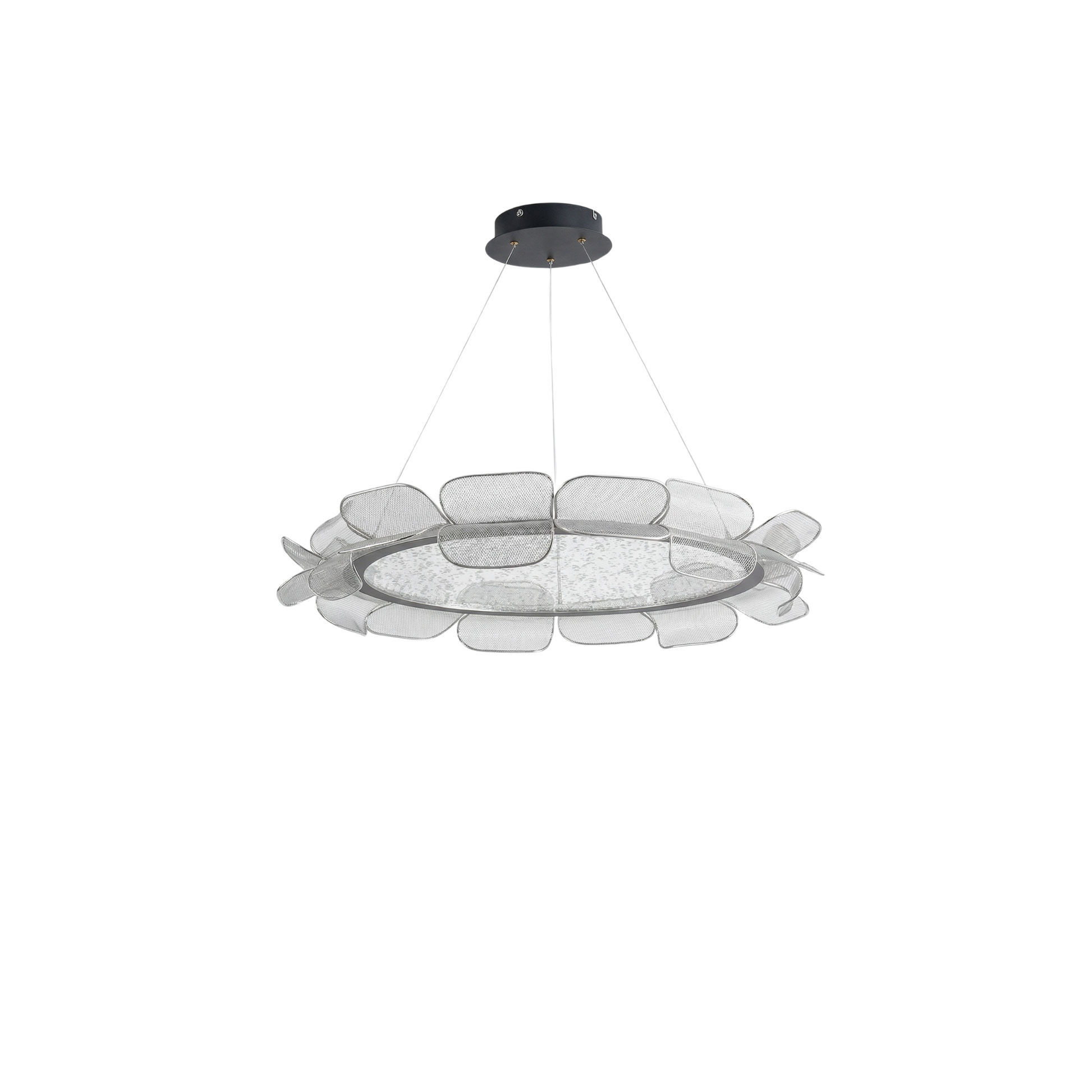 Hanglamp Bloemvormig Acryl & Harmonieus Halo – Zyaa