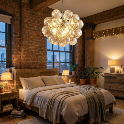 Lustre Orbalique vue détail | Luxarmonie
