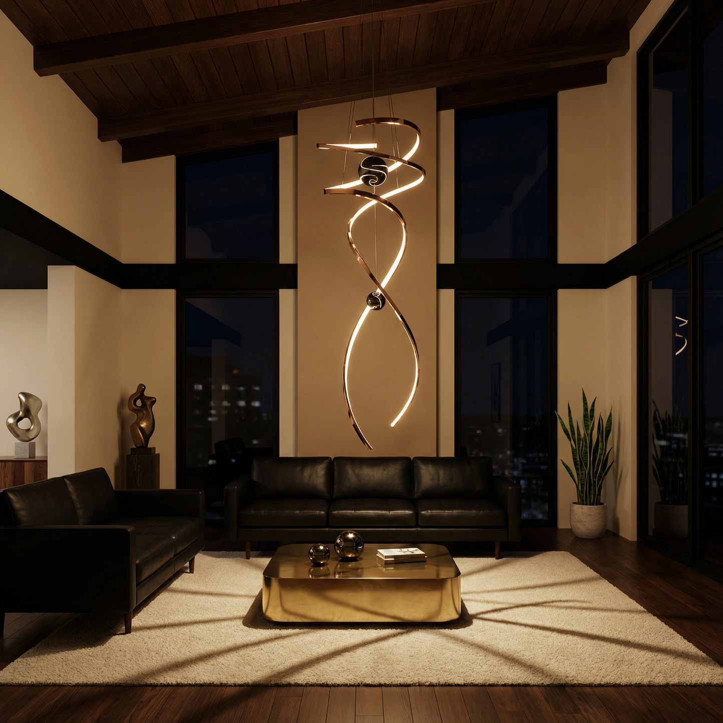 Suspension Alurexia vue détail | Luxarmonie