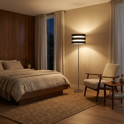 Moderne vloerlamp met matte afwerking in tijdloos design – Astoria