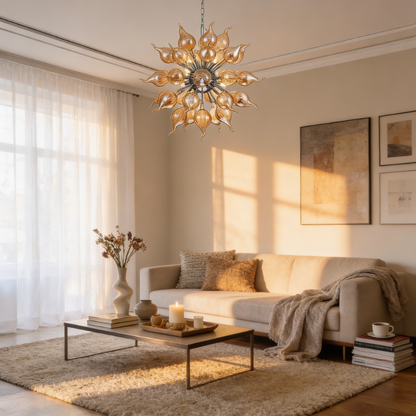 Chandelier Orbistar detail view | Luxarmonie