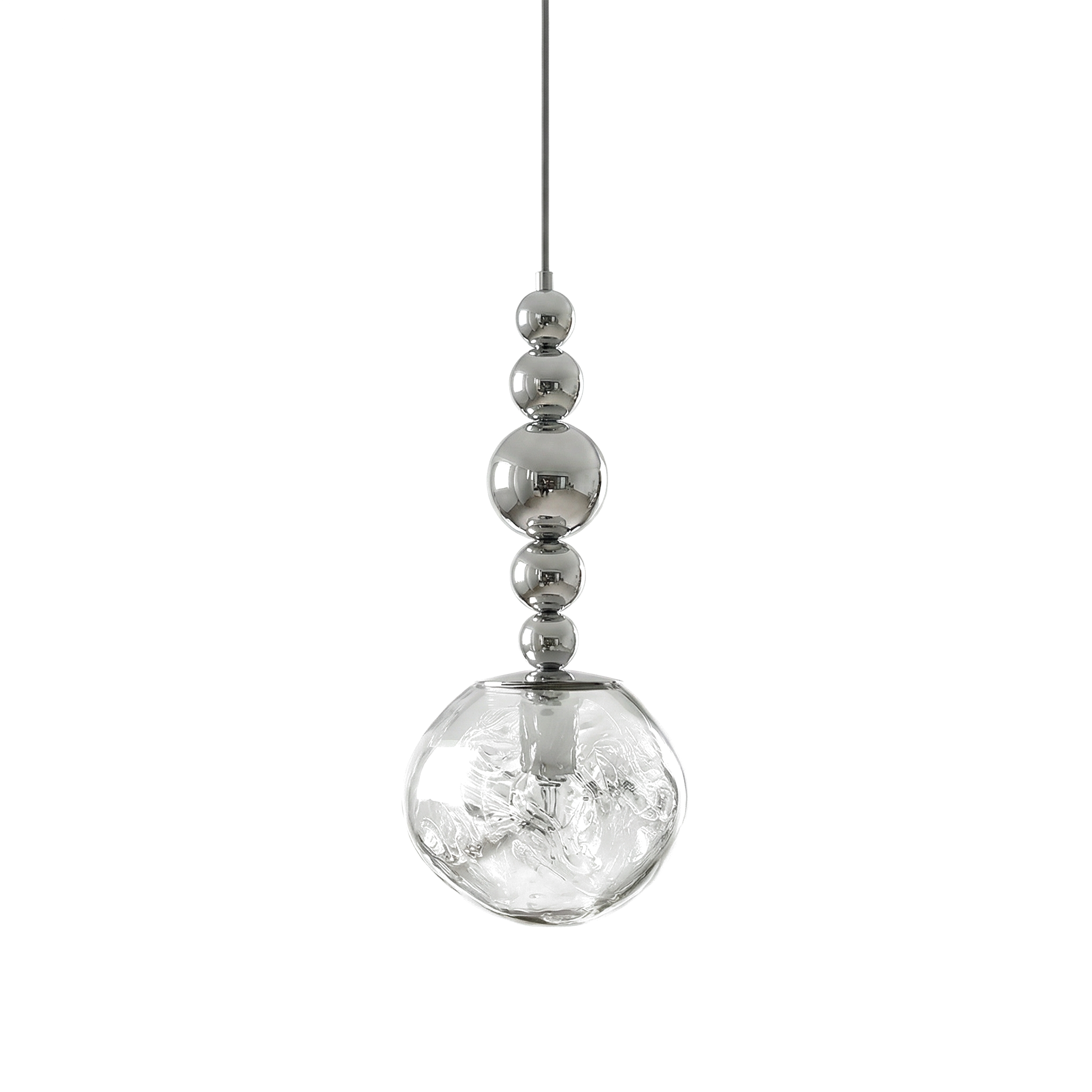 Hanglamp Design in Geslepen Metaal voor Slaapkamers – Mirelvio