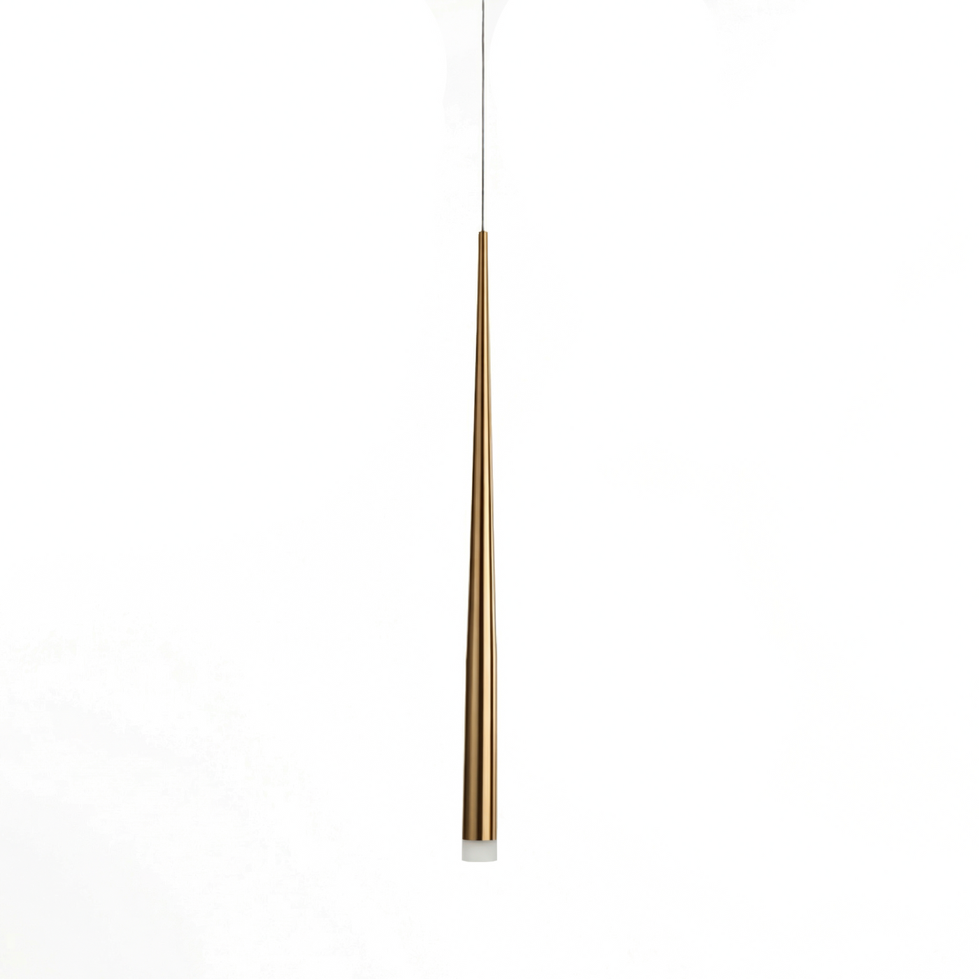 Suspension LED Compact en Nickel Brossé pour Espaces Intérieurs – Flèche Dorée