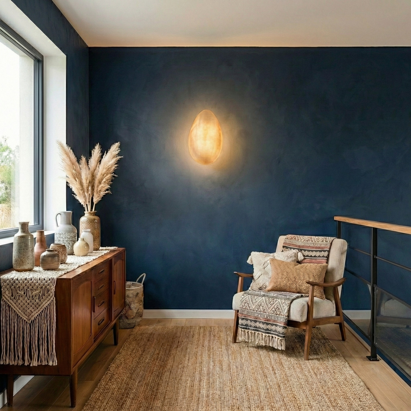 Applique Murale Moderne Verre et Galets pour Ambiance Chic – Glowena