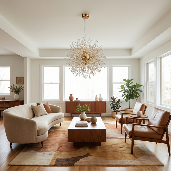 Plafonnier en cristal moderne pour chambres et salons – Cristarioni