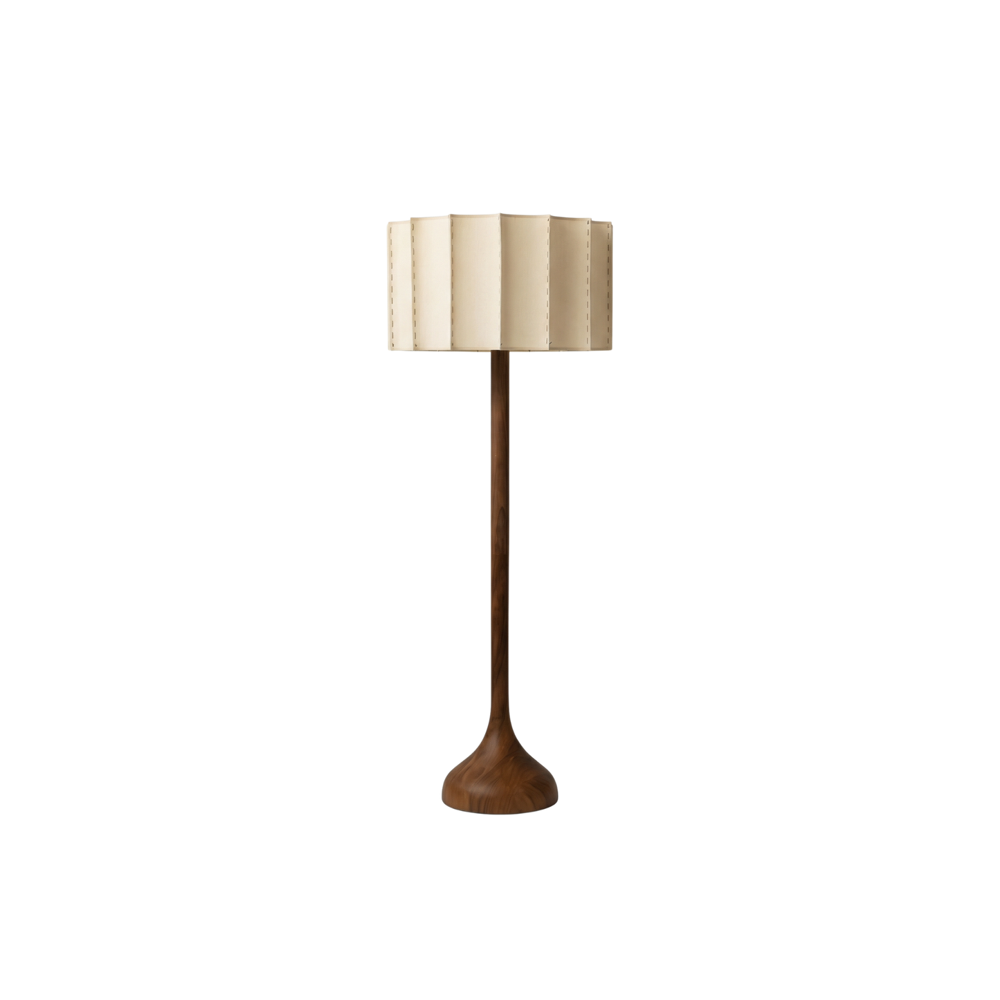Staande lamp in hout Wabi-Sabi stijl voor woonkamer – Armonique