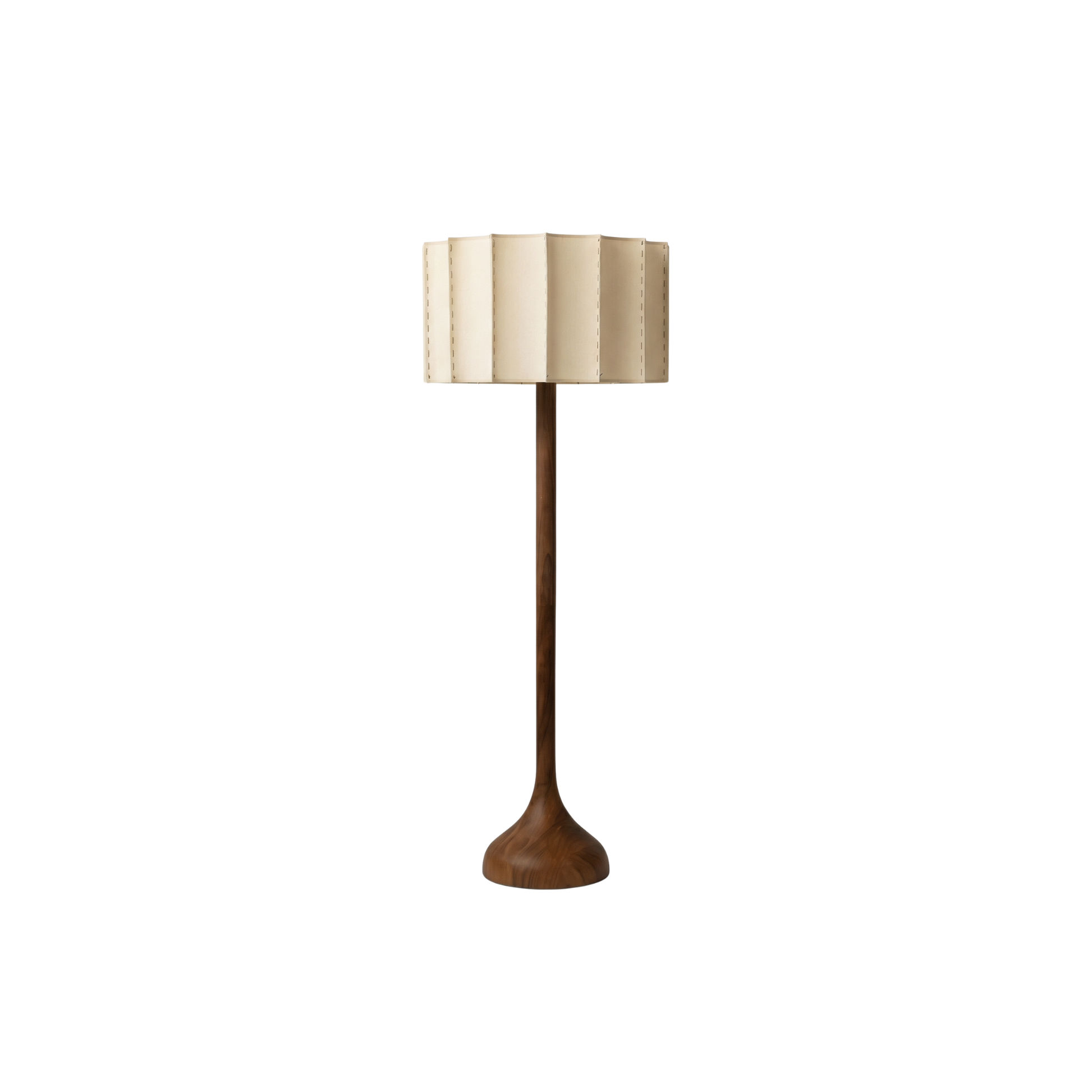 Staande lamp in hout Wabi-Sabi stijl voor woonkamer – Armonique