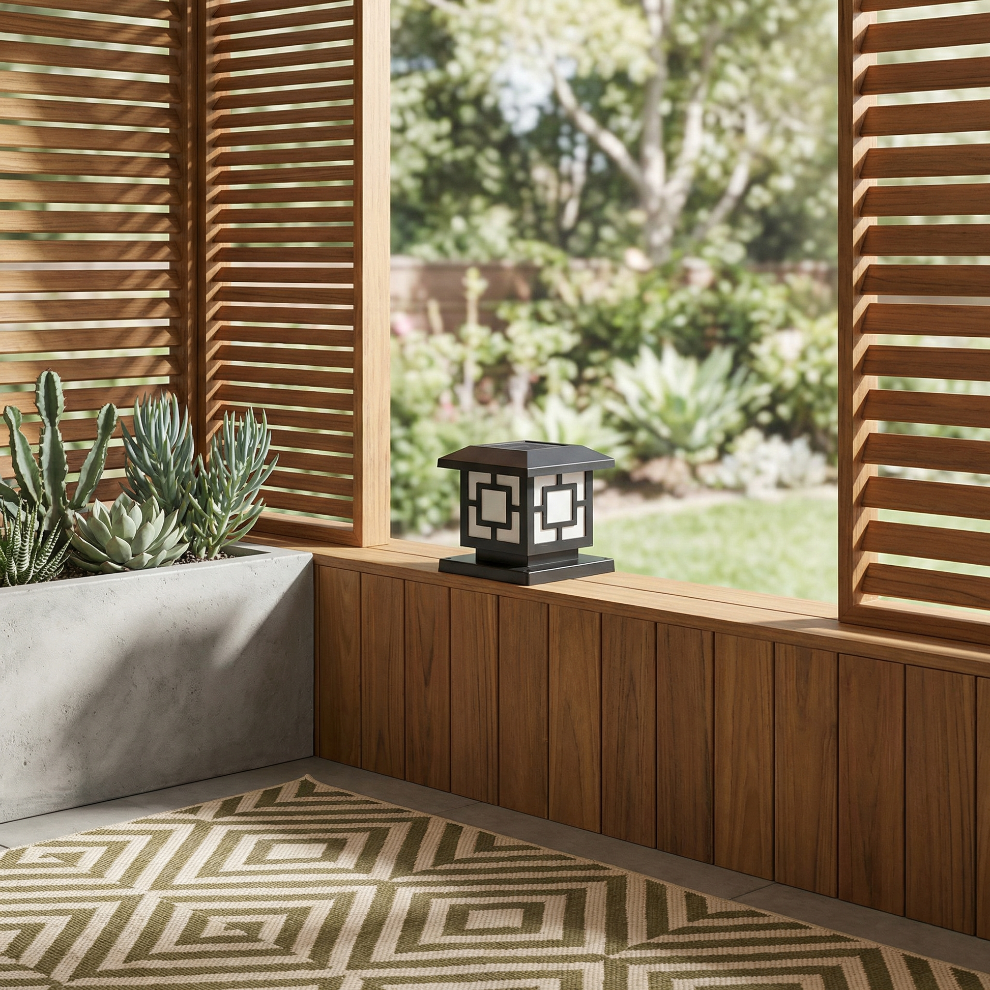 Moderne Waterdichte Zonne-Tafellamp voor Buiten – Solaira