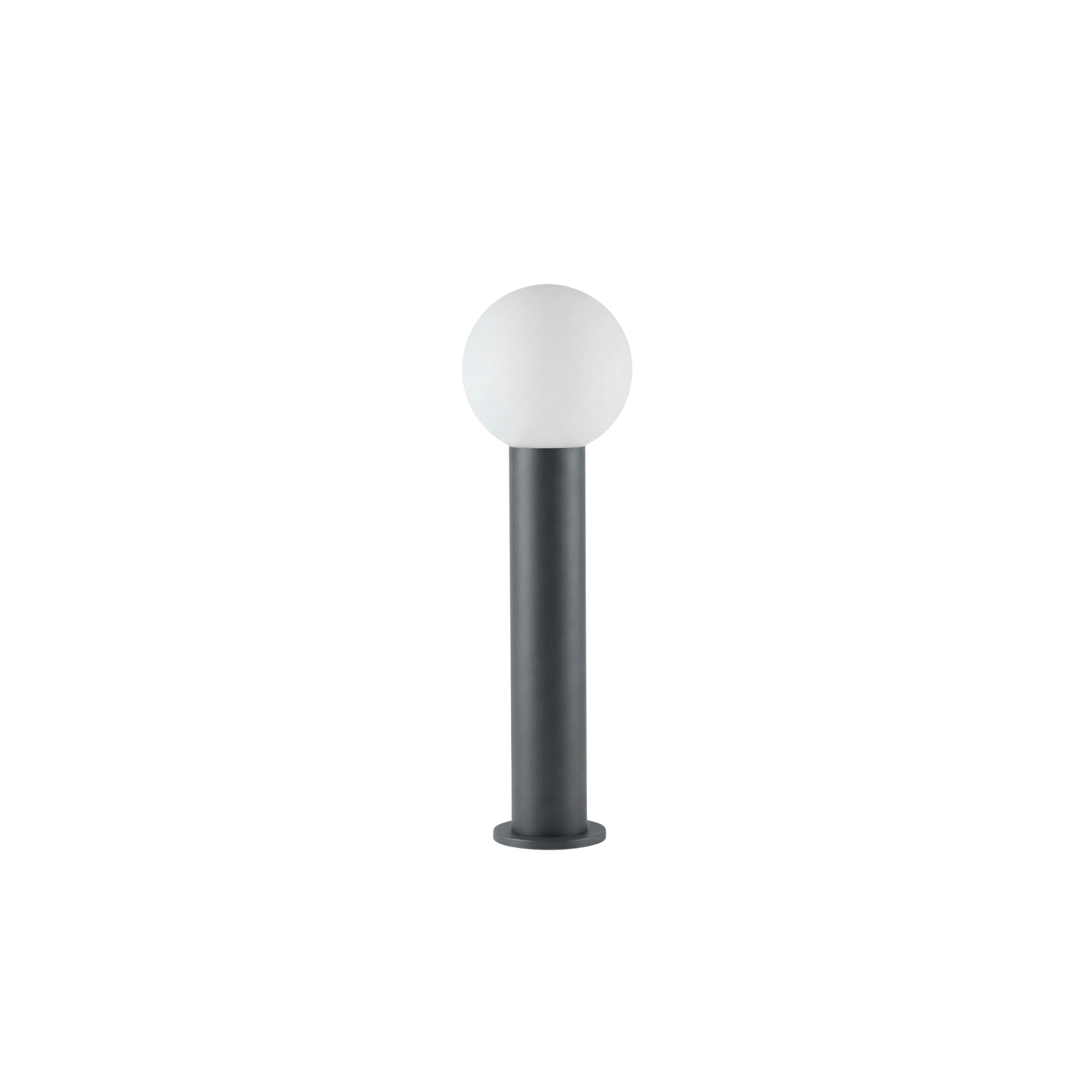 Bolvormige LED Tuinlamp Zwart Metaal – Orbiron