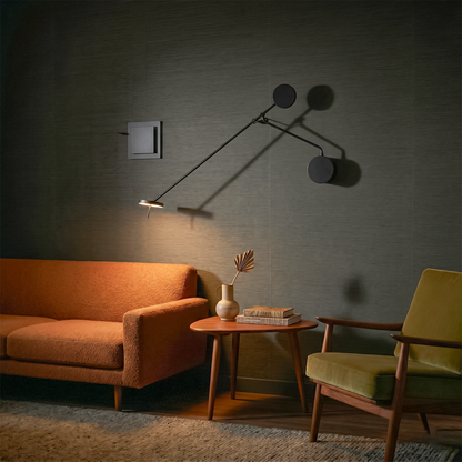 Applique Murale Noire en Métal pour Chambre et Bureau – Oréclaire