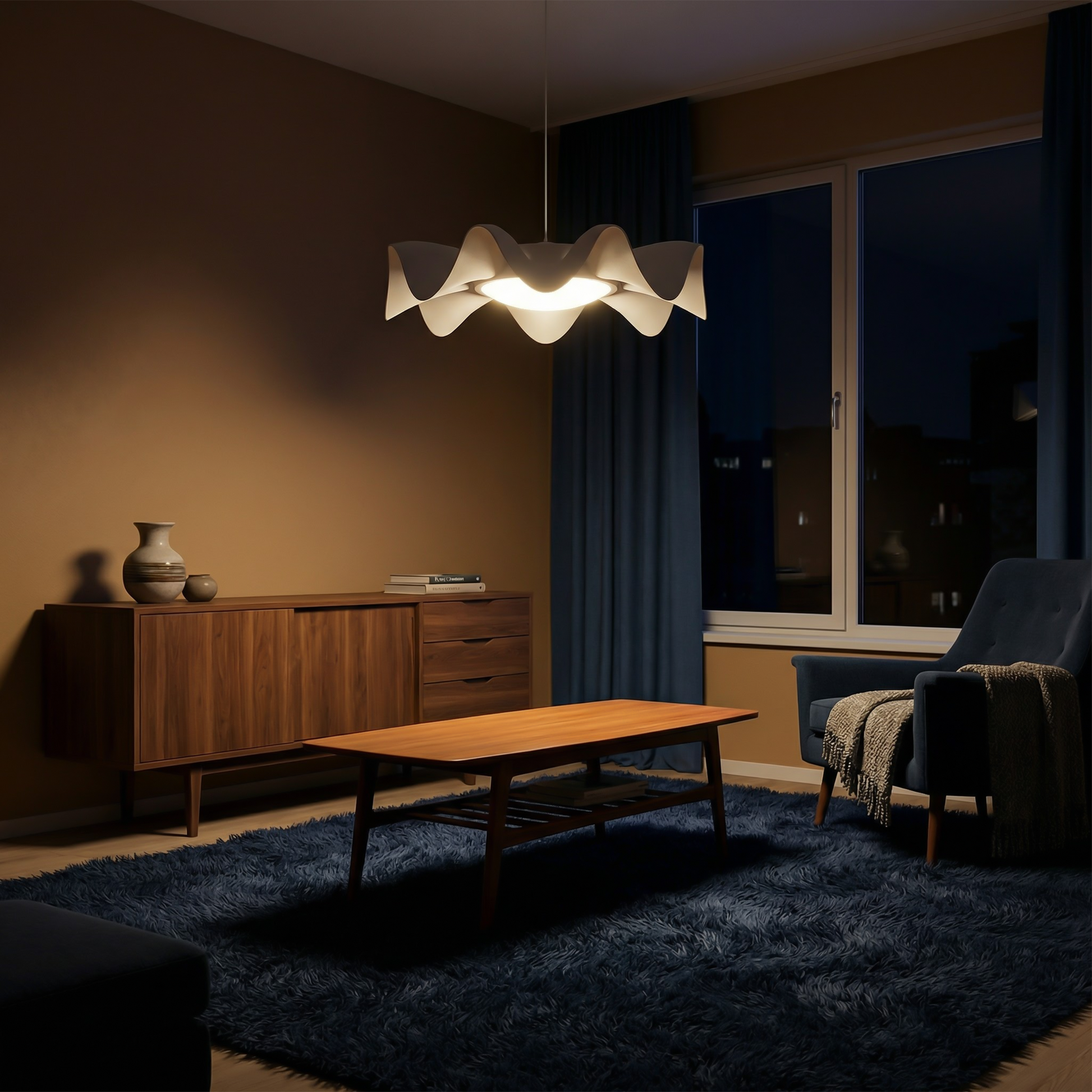 Suspension Lunelle vue détail | Luxarmonie