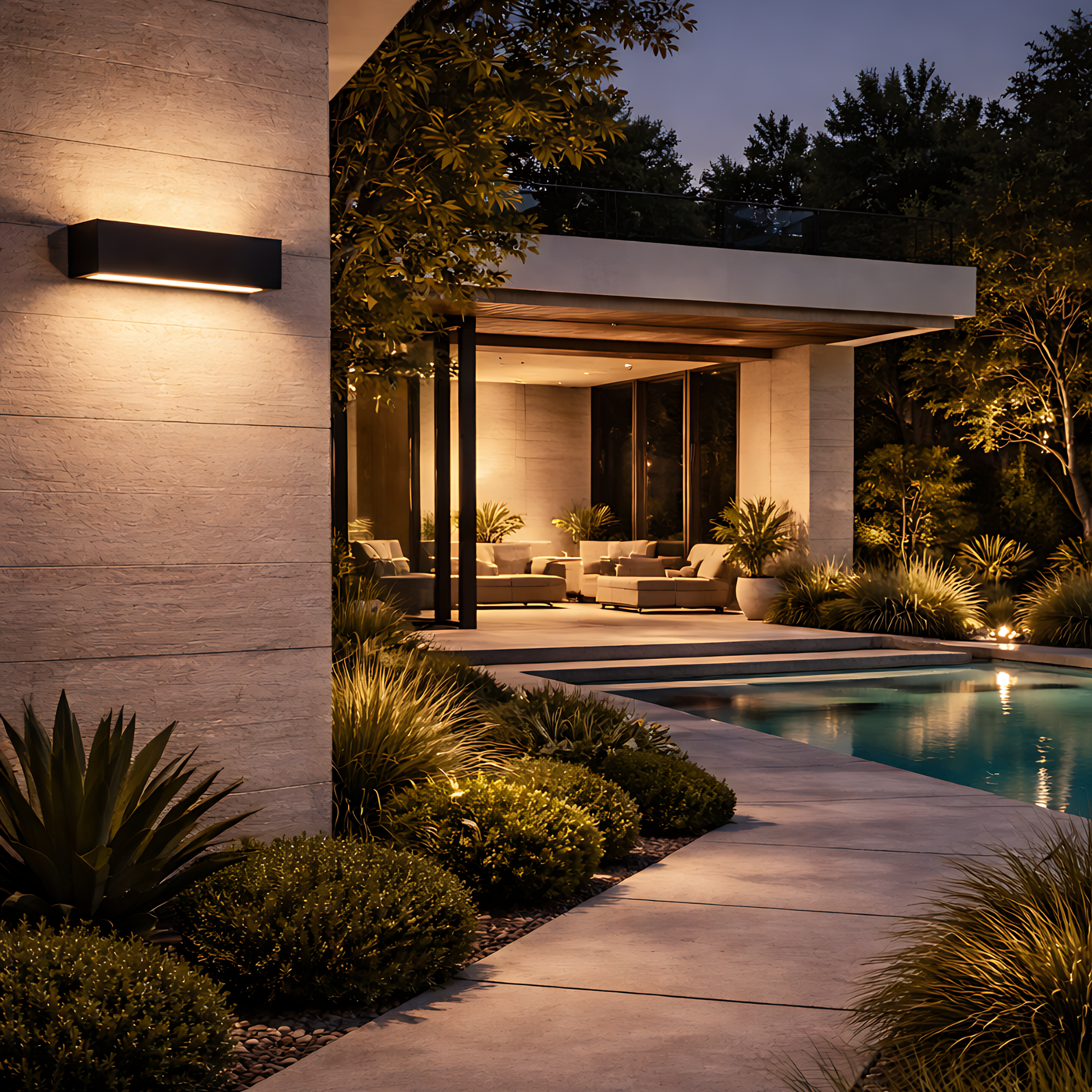 Applique Murale Moderne en LED pour Extérieur – Zéphiral