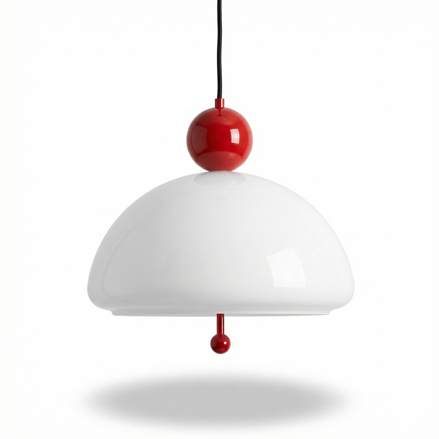 Suspension moderne en verre crémeux pour chambre et étude – Célorion