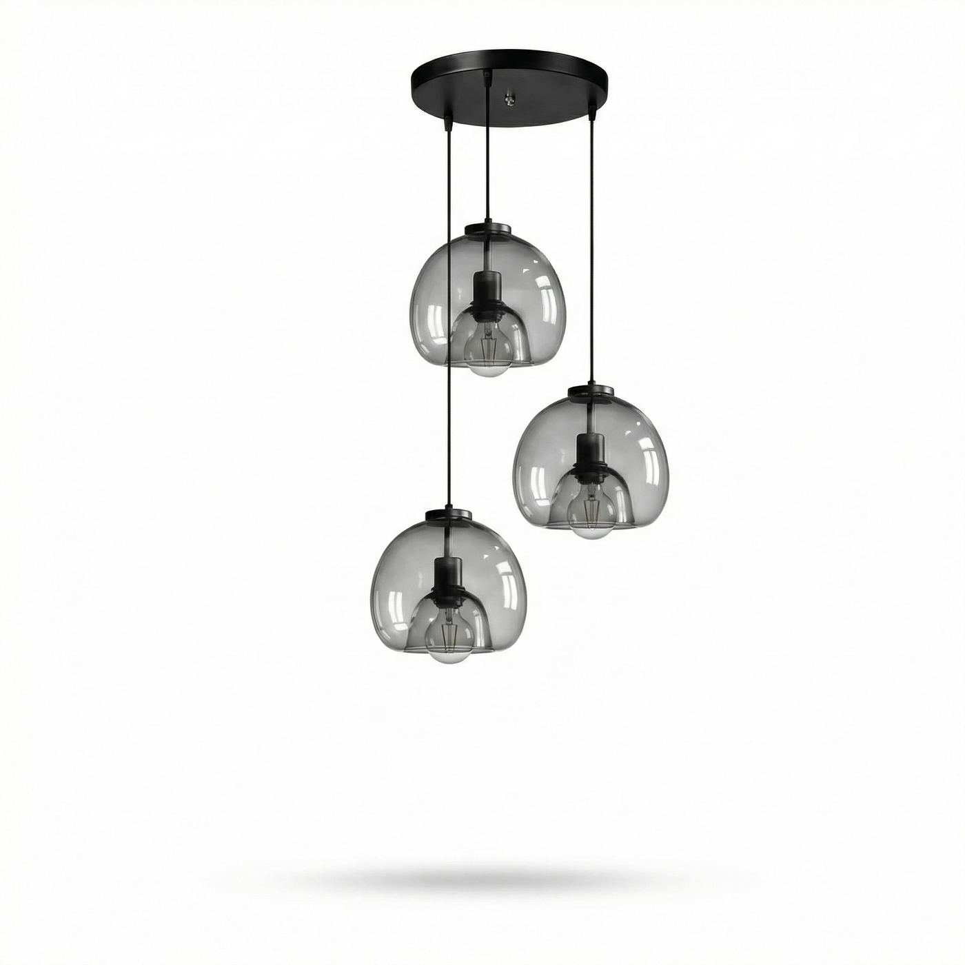 Suspension Intérieur Raffiné & Chaleureux Verre Transparent – Modernato