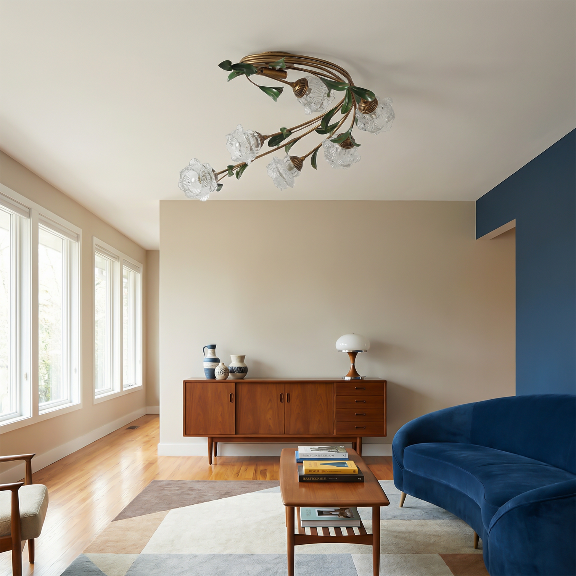 Plafonnier Eliova vue ambiance | Luxarmonie