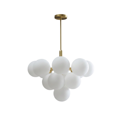 Modern glass chandelier for living room – Arionelley