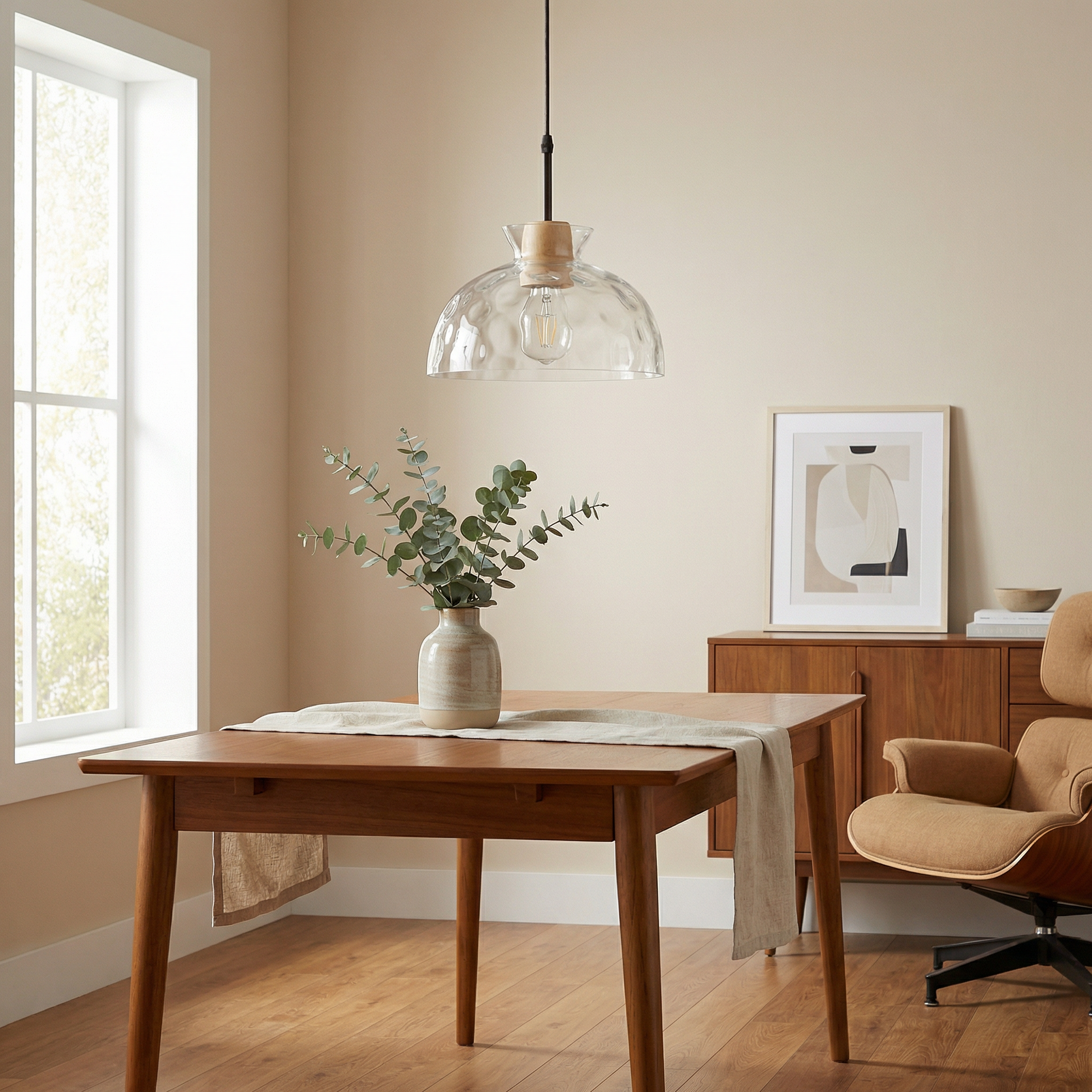 Verfijnde Hanglamp & Elegant Glas – Nyra