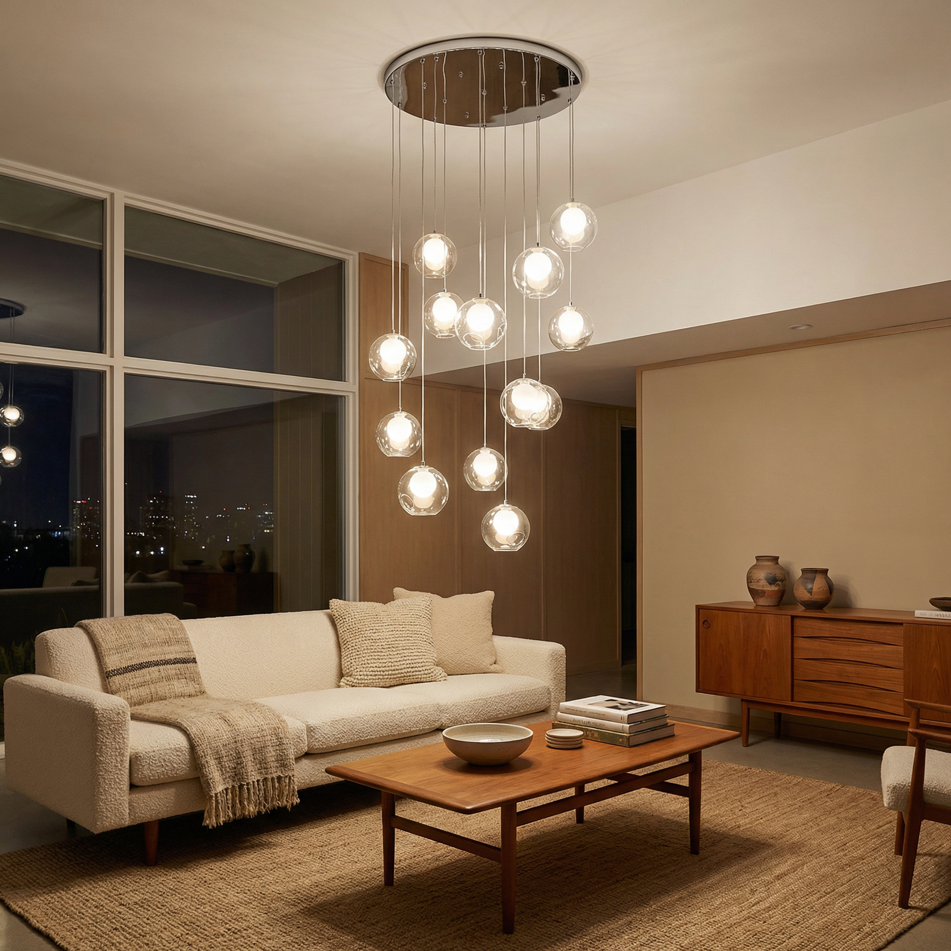 Suspension Caeluxa vue détail | Luxarmonie