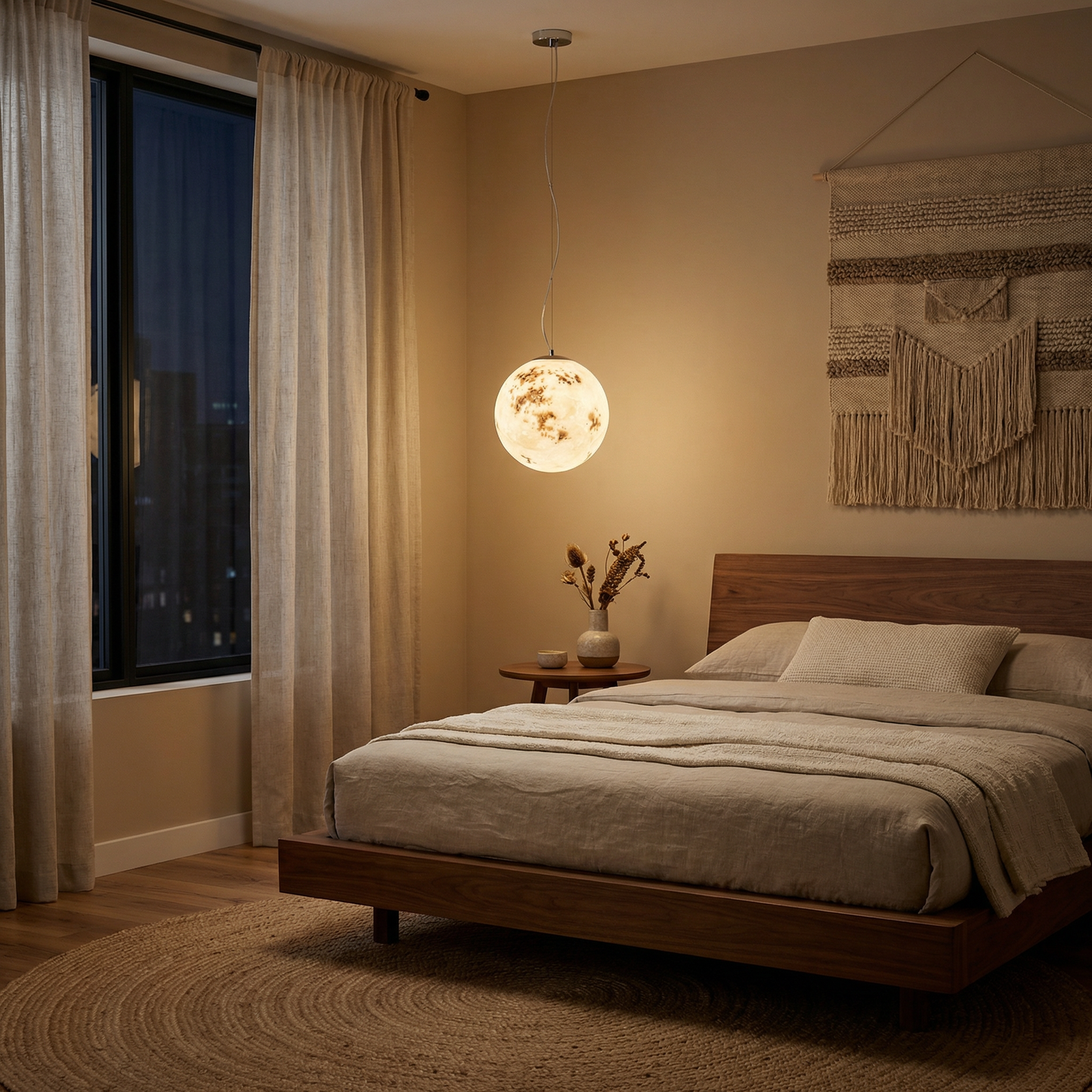 Trendy Hanglamp Maanvorm Adaptief Design – Lune